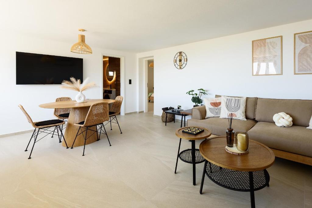 Byzantine Path Villa Living Room Area